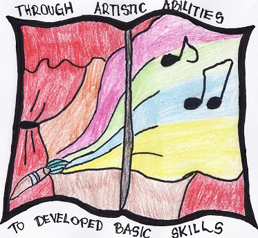 Through artistic abilities to developed basic skils